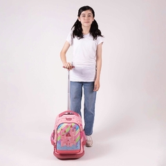 Mochila Con Carro Chenson Castillo Luces En Ruedas - comprar online