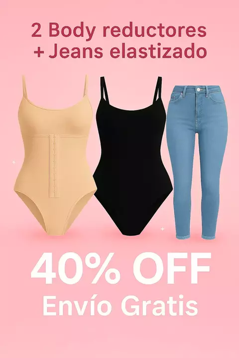 JEAN LAS LOCAS + 2 BODYS REDUCTORES DE REGALO - comprar online