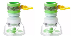 Set 2x1 Filtro Purificador Agua P/ Canilla Descartable