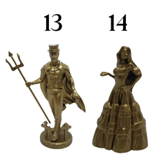 ESTÁTUAS MINIATURAS ORIXÁS ENTIDADES PP - 20 PEÇAS - loja online