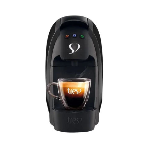 Cafeteira Expresso e Multibebidas Tres Coracoes Luna Preto 127V