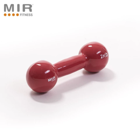 Mancuerna de fundición MIR recubierta en goma importada 2kl - comprar online