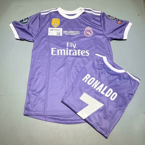 Camiseta Real Madrid Cristiano Ronaldo violeta 2017