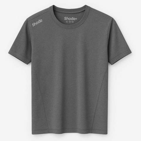 Remera Shade elastizada gris - comprar online
