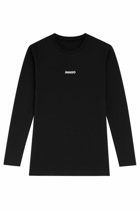 Remera termica Imago negra manga larga - comprar online