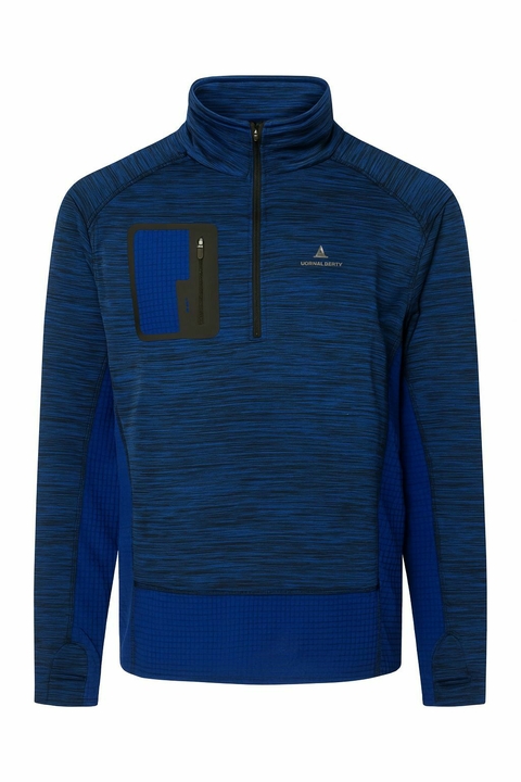 Buzo medio cierre Tetra Fit azul marino Urban Luxury - comprar online