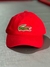Boné Lacoste Big Croc Vermelho (original)