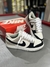 Tênis Nike Dunk Cinza e Preto na internet