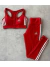 Conjunto Fitness Adidas - Vermelho (Top + Calça) - comprar online