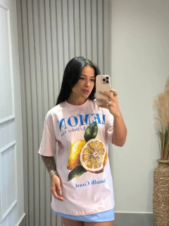 T-shirt Lemom Rosa Bb - comprar online