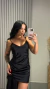 Vestido Cetim Preto - DY’S STORE