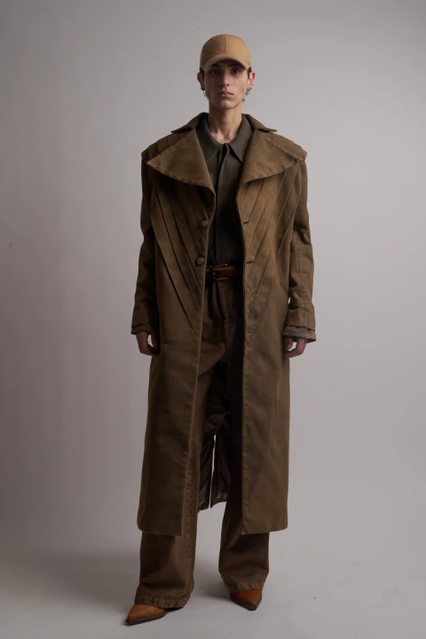 Resucitando: Rust Denim Coat - buy online