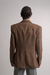 Presumido: Brown Herringbone Wool Jacket on internet