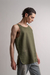 Ruda: Olive Linen Top on internet