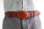 Campillo Belt: Burgundy Leather en internet