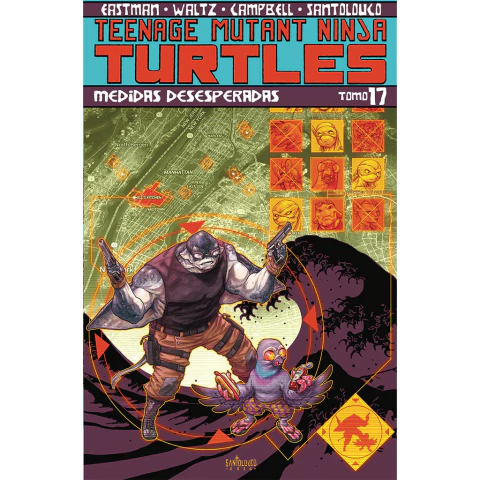 TEENAGE MUTANT NINJA TURTLES MEDIDAS DESESPERADAS TOMO 17 - comprar en línea