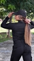 Camisa Combat Tshirt Feminina Manga Longa - PRETA - loja online