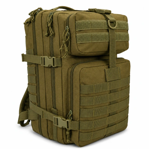 Imagem do Mochila Tática Safo Command 50L 1000D – MOLLE, notebook até 17” e abertura 180°