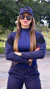 Camisa Combat Tshirt Feminina Manga Longa - AZUL GCM - Brasido Tactical & Outdoor