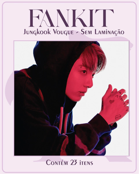 Fankit Jungkook Vougue - Sem laminação