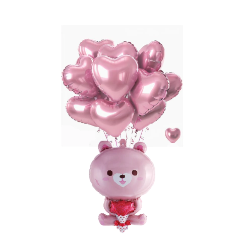 SET OSO CON RAMO + CORAZONES 9" - comprar online