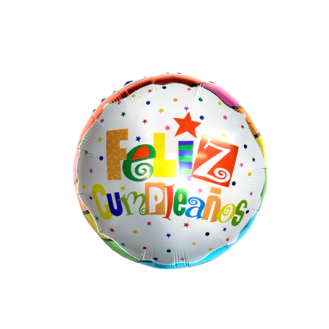 GLOBO FELIZ CUMPLEAÑOS 18" X 5u. - comprar online