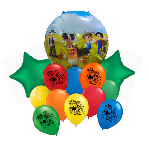 SET GLOBOS GRANJA DE ZENNON x13 pzas - comprar online