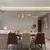Lustre Pendente Led Infinita - Dourado 3 Tons de Iluminação - BBA Comex