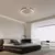 Lustre De teto Radiance Cinza - 3 Tons de Iluminação - BBA Comex