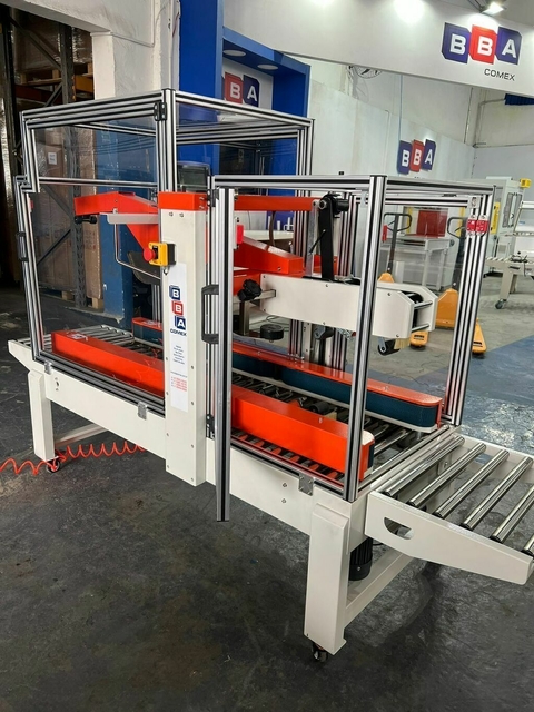 Fechadora de Caixa com Dobra de Abas e NR12 - Locação