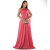 Vestido de Festa em Zibeline longo em Nula Manga - loja online