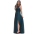 Vestido para Madrinha de Casamento Verde Esmeralda Longo