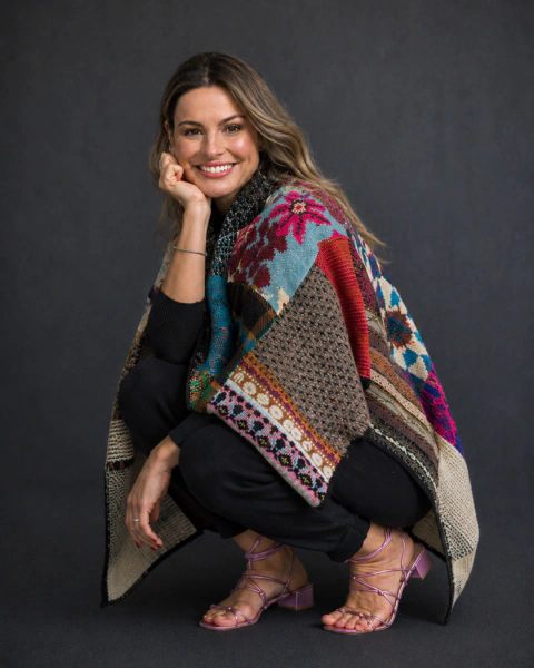 Xale Bernarda Patchwork