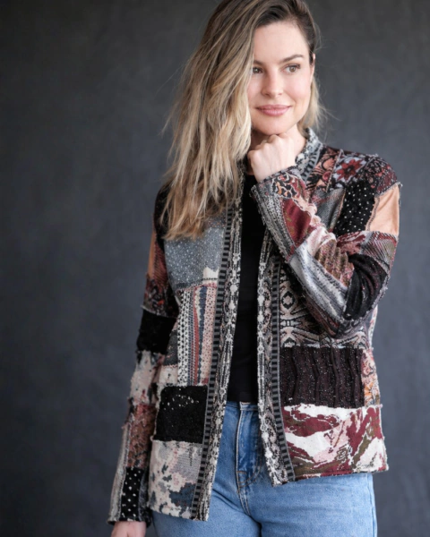 Casaco Cassiane Patchwork