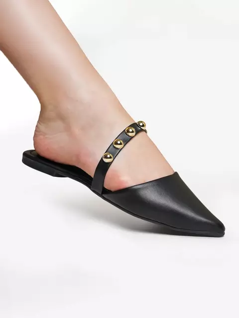 Mule Azaleia Preto - comprar online