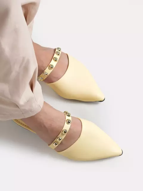 Mule Azaleia Amarelo - comprar online