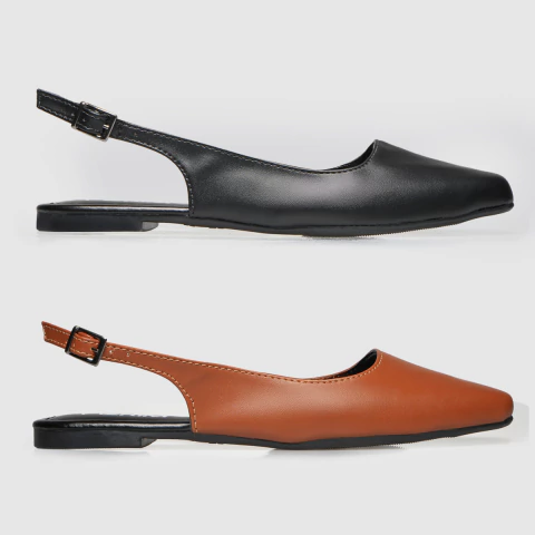 Combo Sapatilha Jade Preta + Marrom - comprar online