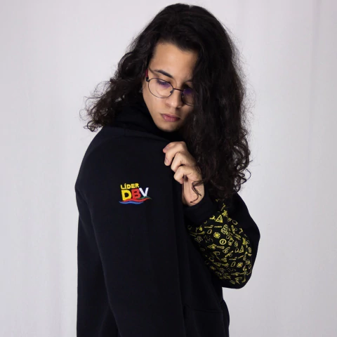 Moletom Canguru Lenço Amarelo - Líder - comprar online