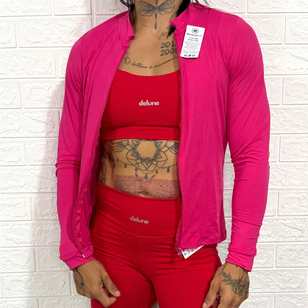 Casaquinho nicoly rosa