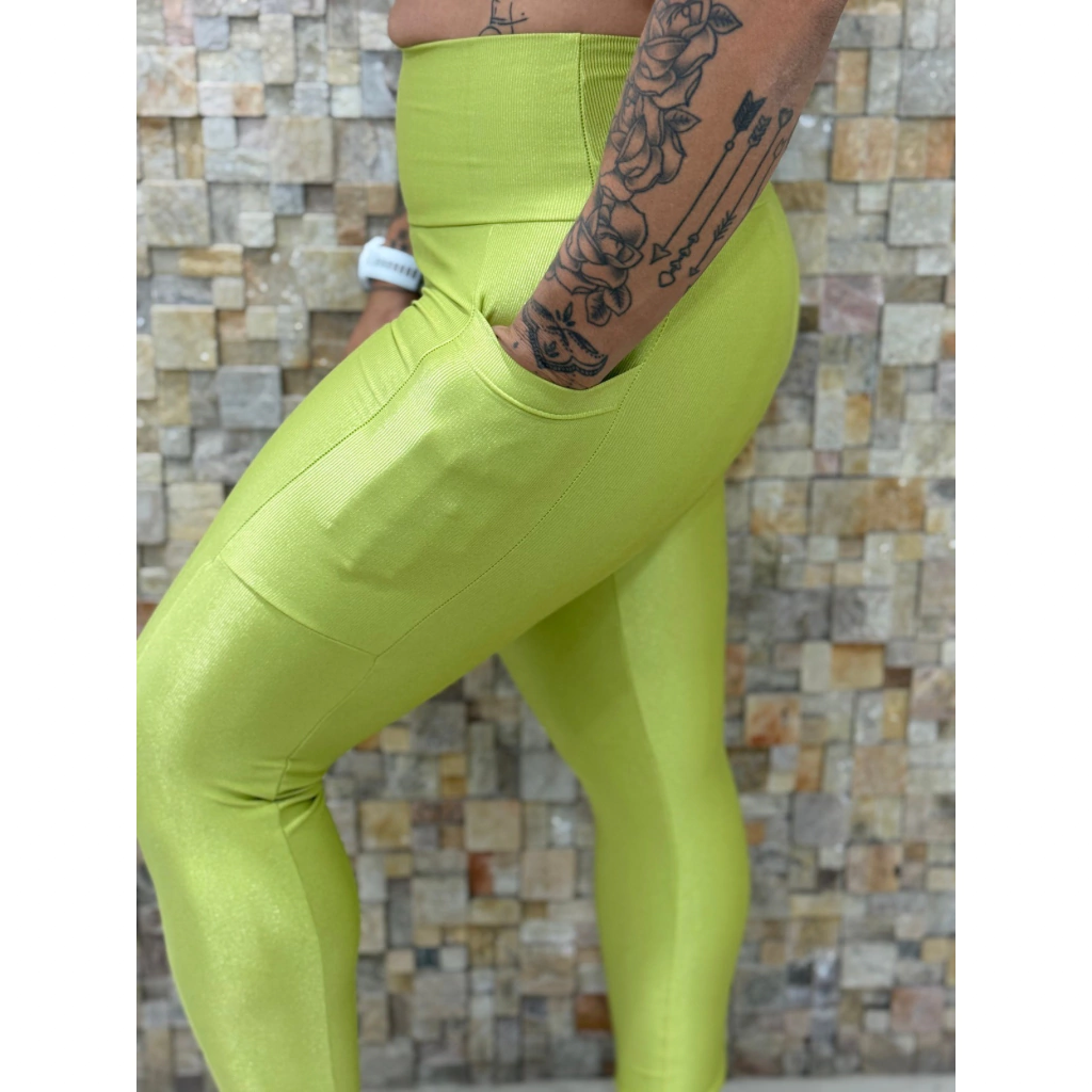 Legging Sabrina verde limão