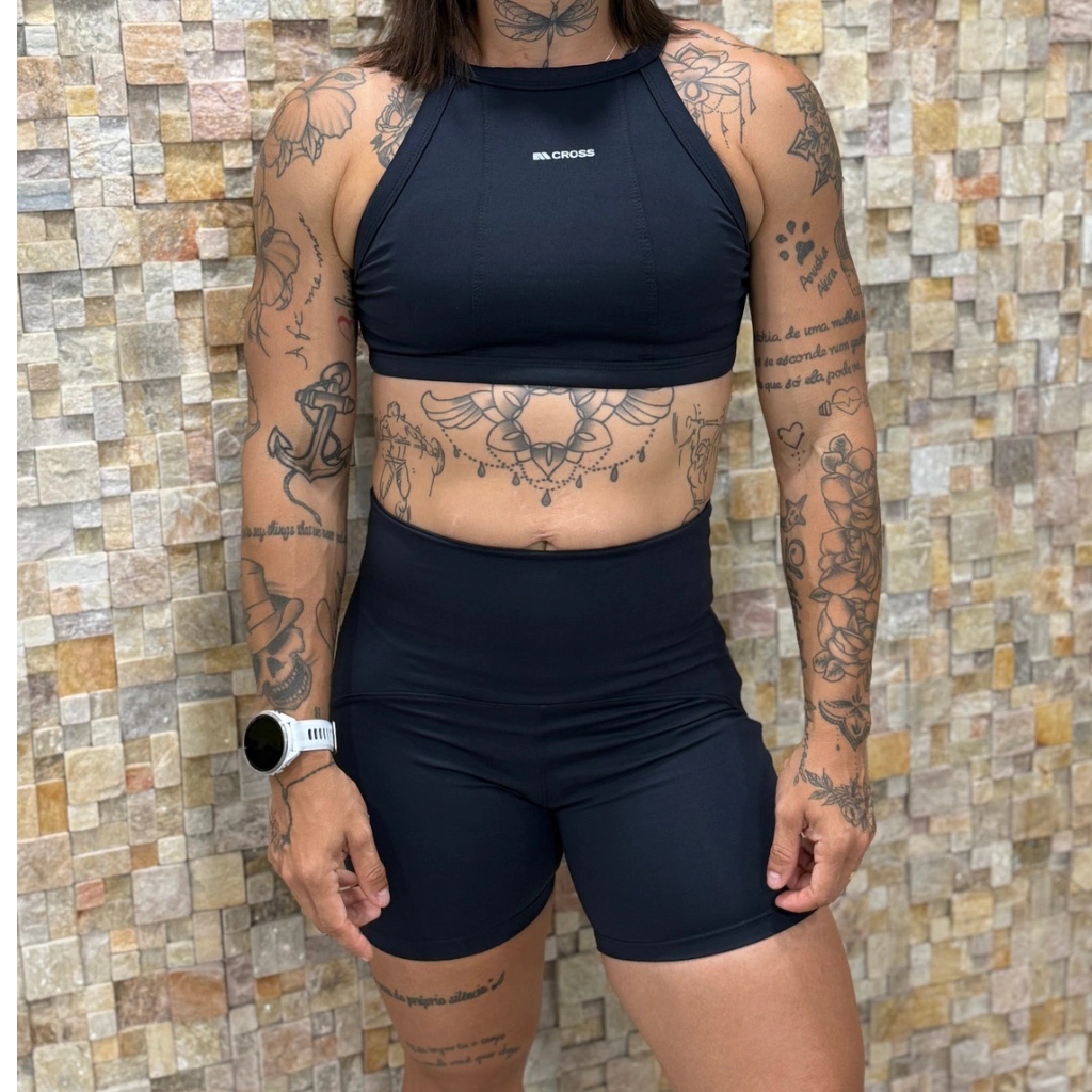 Conjunto Short Mirela preto