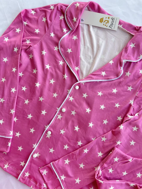 AMERICANO ROSA CHICLETE COM ESTRELAS