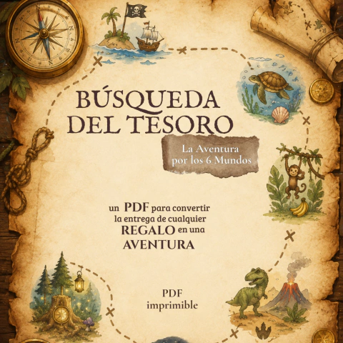 PDF - BÚSQUEDA DEL TESORO - La Aventura por los 6 Mundos