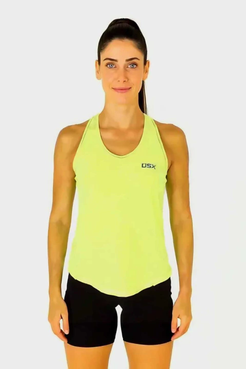 Musculosa Fit 25 Amarilla fluor - comprar online