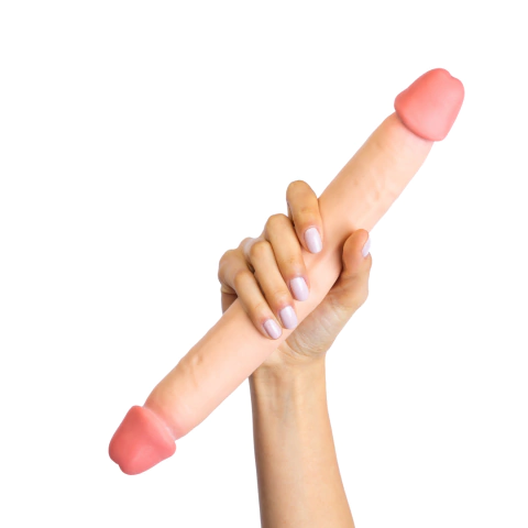 Pênis Dupla Penetração Realistic Skin 31x4cm