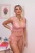 Baby Doll em Renda com Tule Poá Rose na internet
