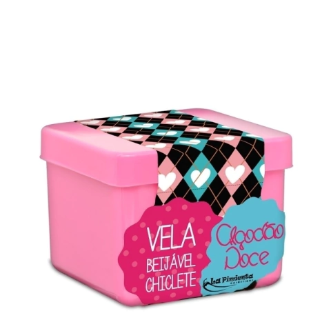 Vela para Massagem Beijável Chiclete 50g - comprar online