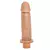 Pênis de Borracha com Vibrador Interno 17,5×4,5 Cm