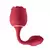 Vibrador Ponto G Com Sugador De Clitóris Formato de Rosa - Sweet Peppers Lingerie e Sex Shop