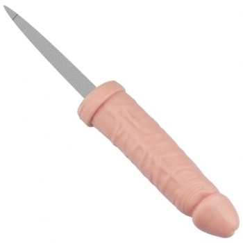 Lixa de Unha com Formato de Pênis